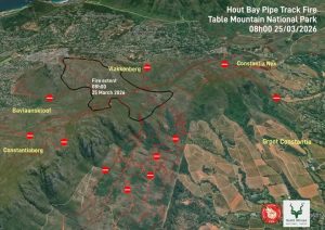 Working on fire helicopter crashes during Hout Bay mountain fire operations