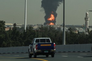 Dubai airport gradually resumes flights after nearby drone fire