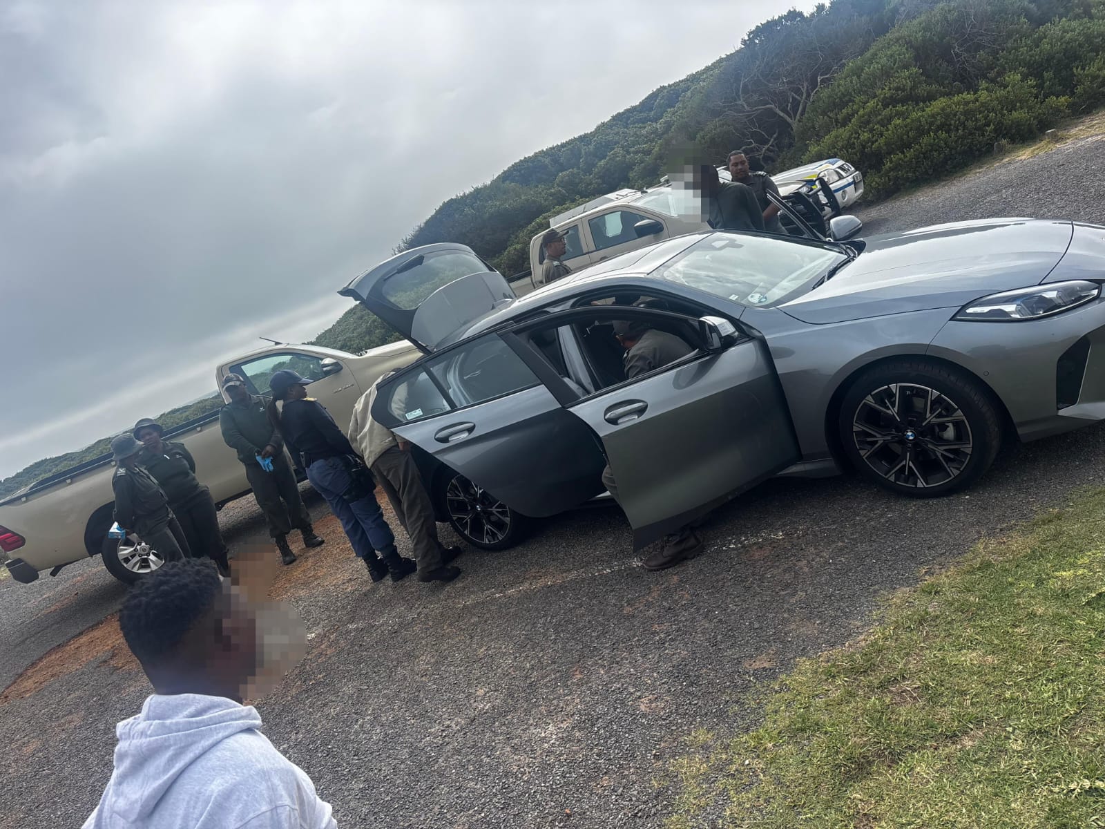 Two suspects were arrested at the Olifantsbos parking following a pursuit by SANParks rangers.