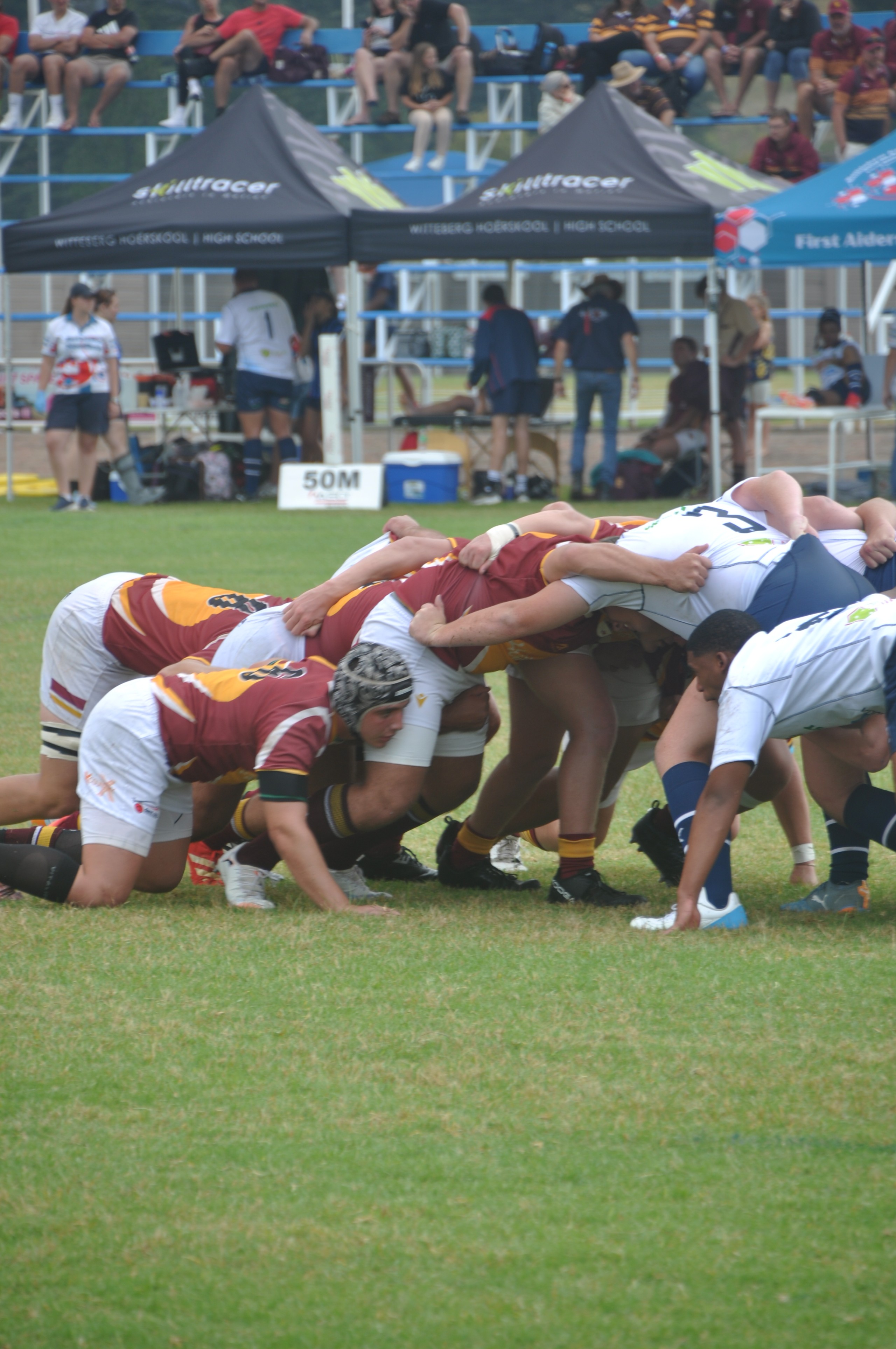 Wesvalia het gesukkel in die skrums teen witteberg, iets wat afrigter Willem van der Sandt beslis in die week sou regstel.