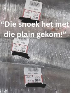 Duur snoek vir Paasfees kom glo uit “Betlehem” of met die “plain”