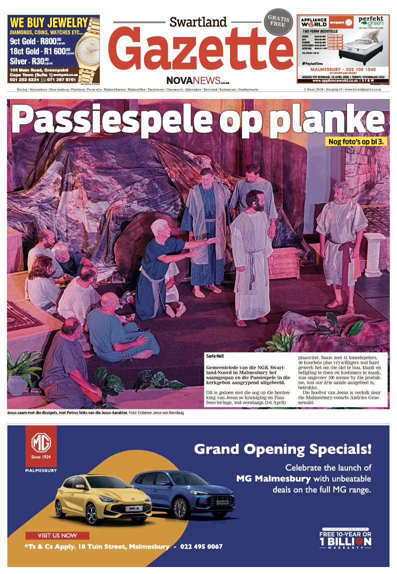 Swartland Gazette – E-edition – 31 March 2026