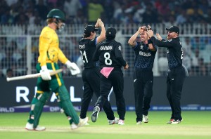 Allen’s record century ends South Africa’s unbeaten run in T20 World Cup semi-final