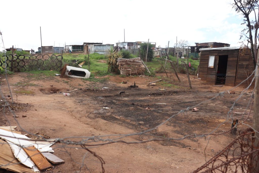 A family's home recently burnt down, owing to illegal connection.