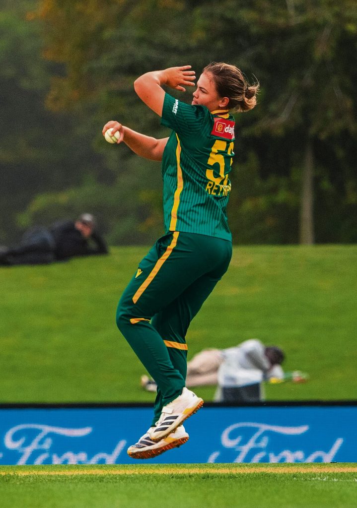 Kayla Reyneke. Foto: Krieket Suid-Afrika