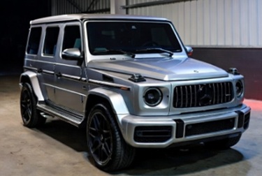 A silver Mercedes-Benz G63 AMG (registration DB 94 BX GP), registered to the SAB Family Trust and purchased in cash for R2 million.
