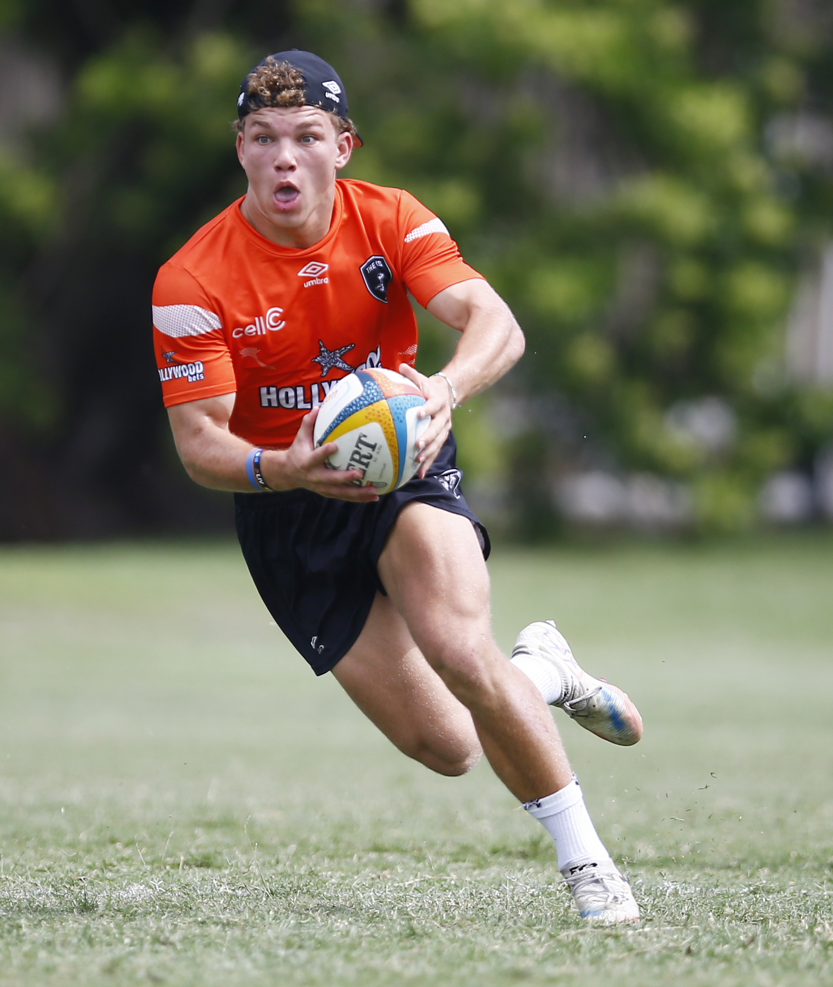 Luan Giliomee of the Hollywoodbets Sharks during the Hollywoodbets Sharks training session Durban.