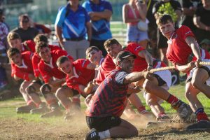 Plaaslike toutrekspanne tops tydens junior toutrekkampioenskap