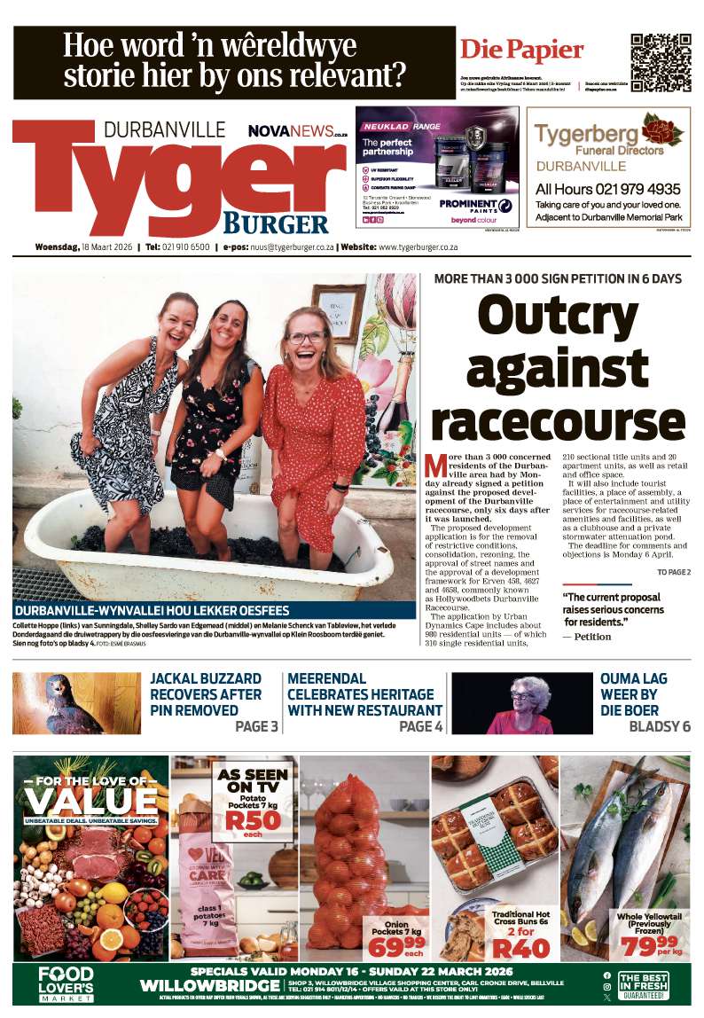 TygerBurger | Durbanville | E-Edition | 18 March 2026