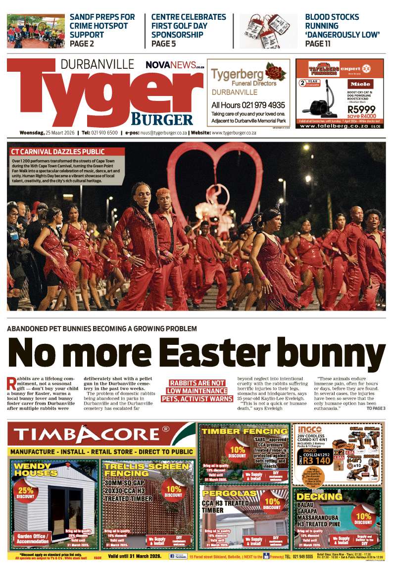 TygerBurger | Durbanville | E-Edition | 25 March 2026
