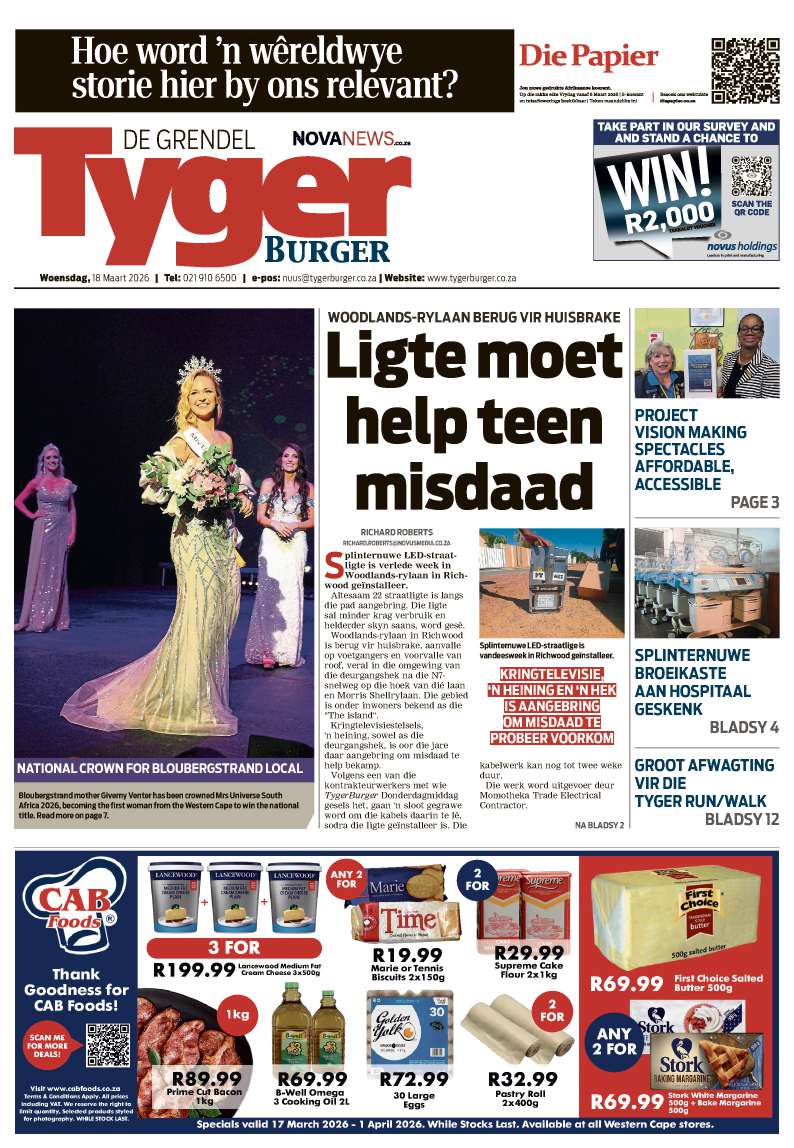 TygerBurger | De Grendel | E-Edition | 18 March 2026