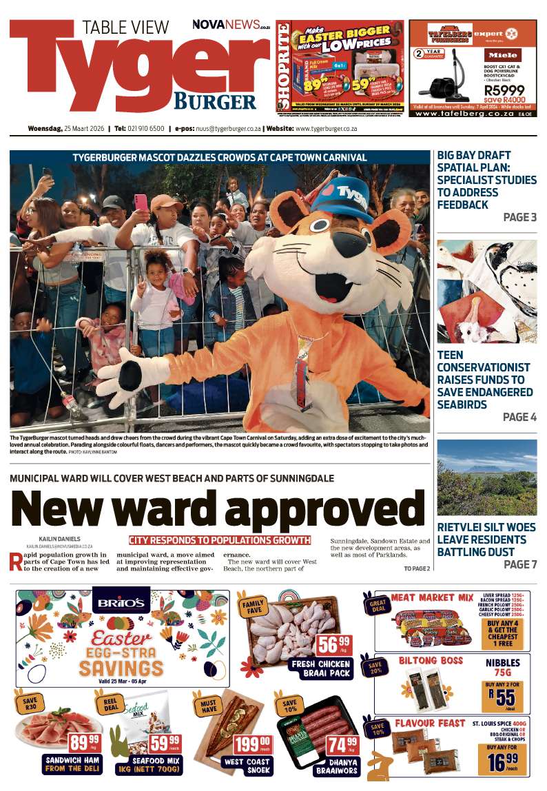 TygerBurger | Table View | E-Edition | 25 March 2026