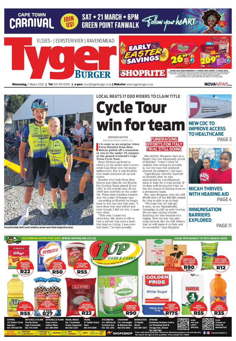 TygerBurger | Elsies | Eersterivier | Ravensmead | E-Edition | 11 March 2026