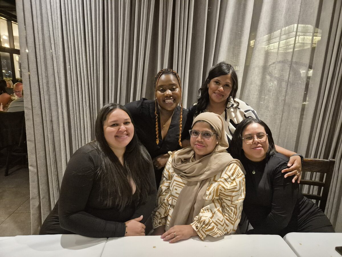 From left are Kirsten Basson, Ntsako Dzumba, Zulfaa Solomons, Nuraan West-Buttress and Aneeqa Abrahams.