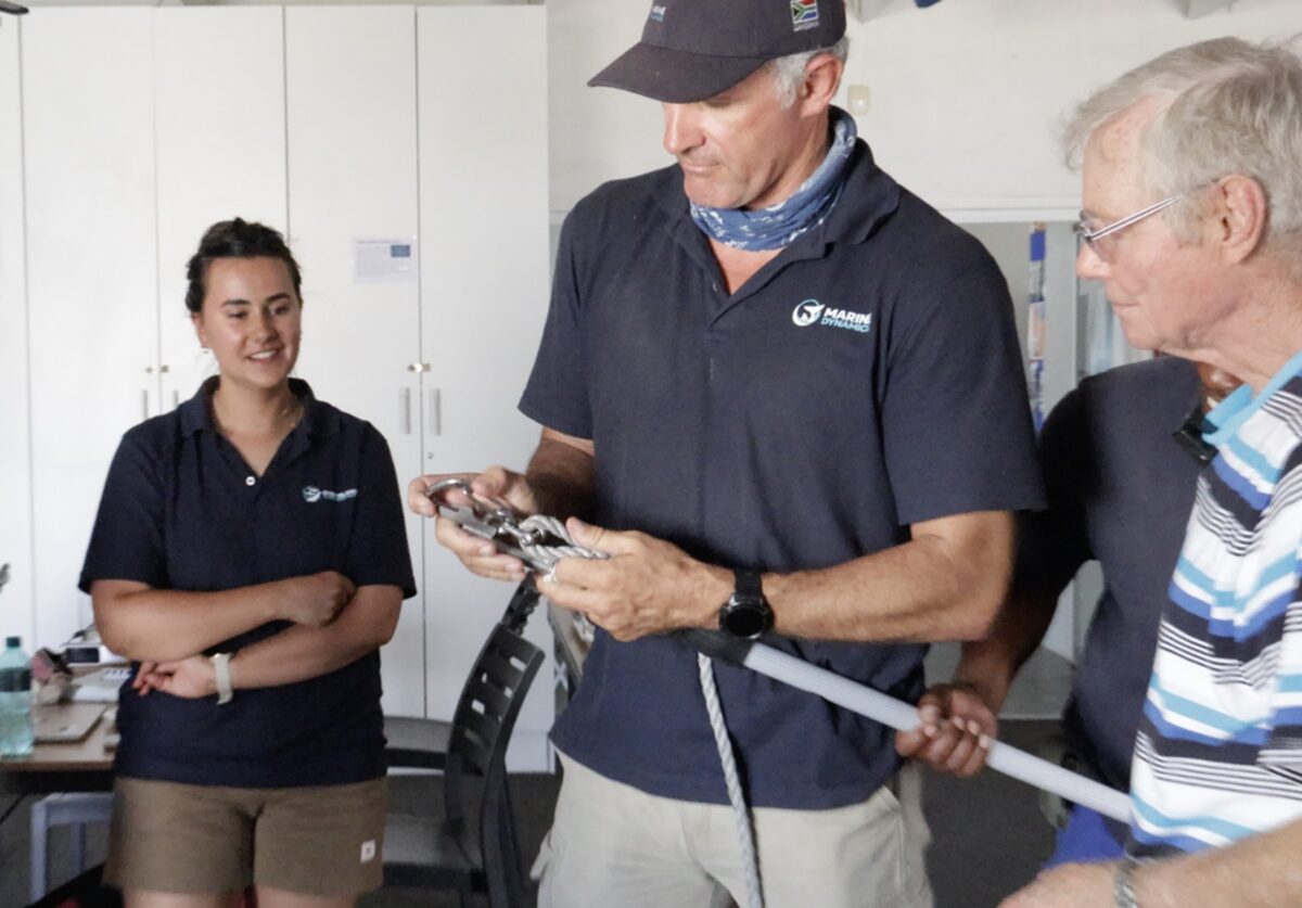 Conservation Trust prepare to save entangled whales