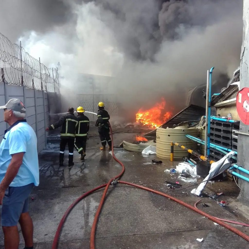 A fire broke out at Vistarus Mission Station today.