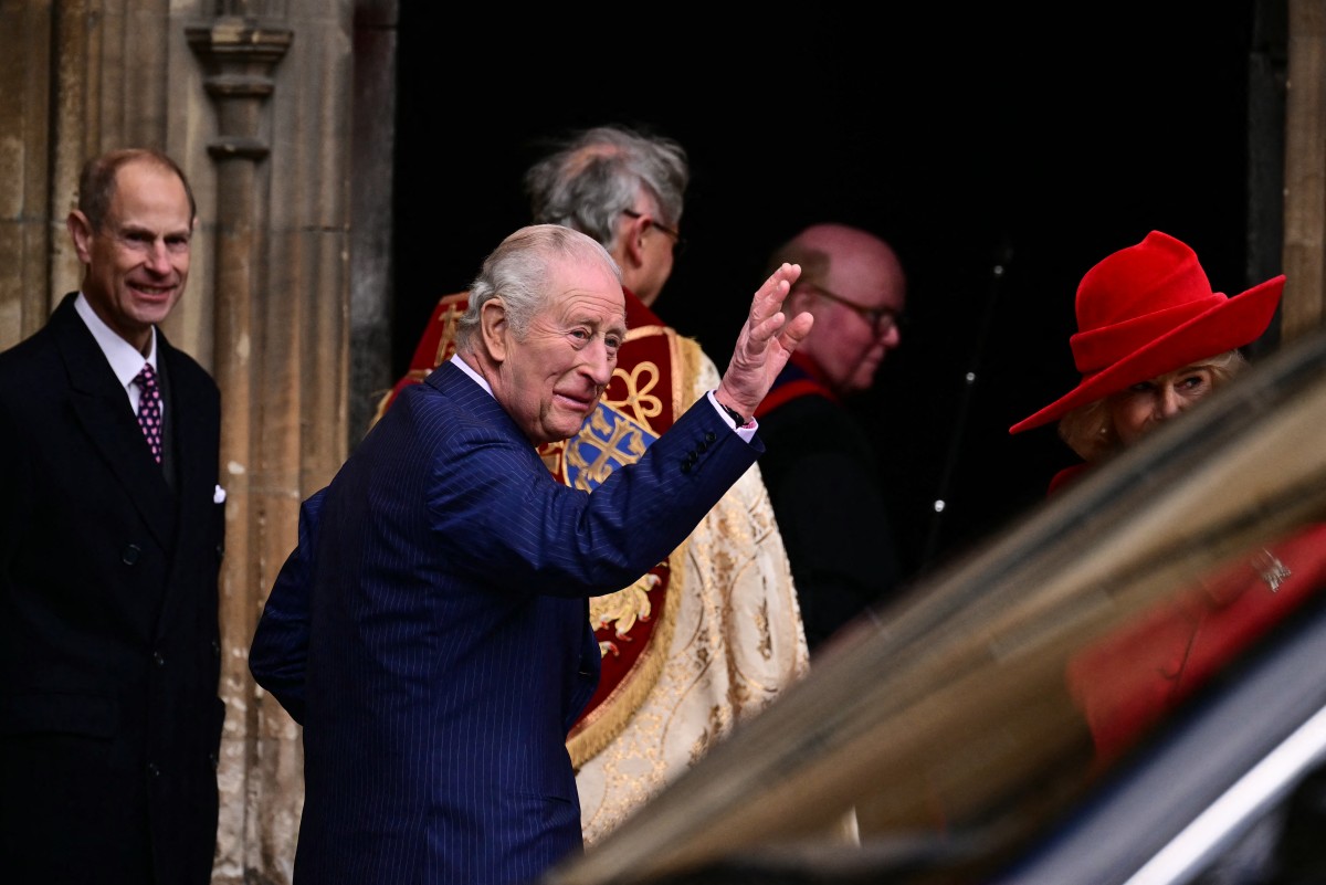 The British royal family attended an Easter service, making a show of family unity in their first appearance since the arrest of former Prince Andrew.
