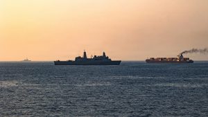 Cargo ship struck in Strait of Hormuz as Trump claims Iran talks progressing