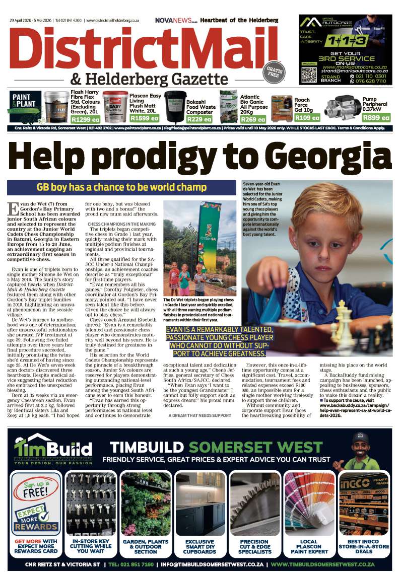 DistrictMail & Helderberg Gazette – E-Edition – 29 April 2026