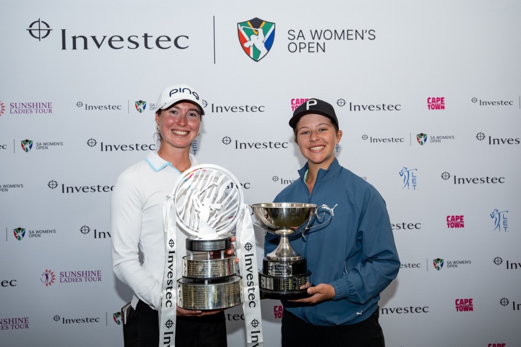 Esme Hamilton and Lisa Coetzer golf