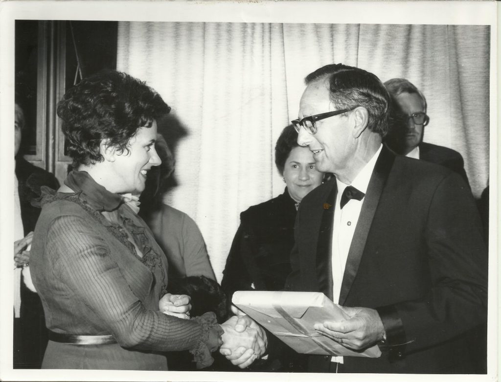 Mimi Coertse en ds DPM Beukes