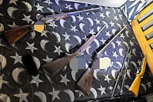Two in court for possession of unlicensed high-calibre rifles and ammunition