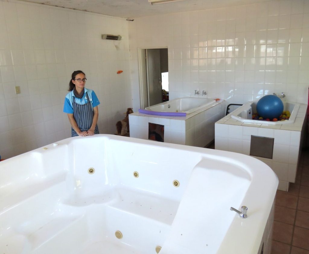 Helen Bishop Home, hydrotherapy