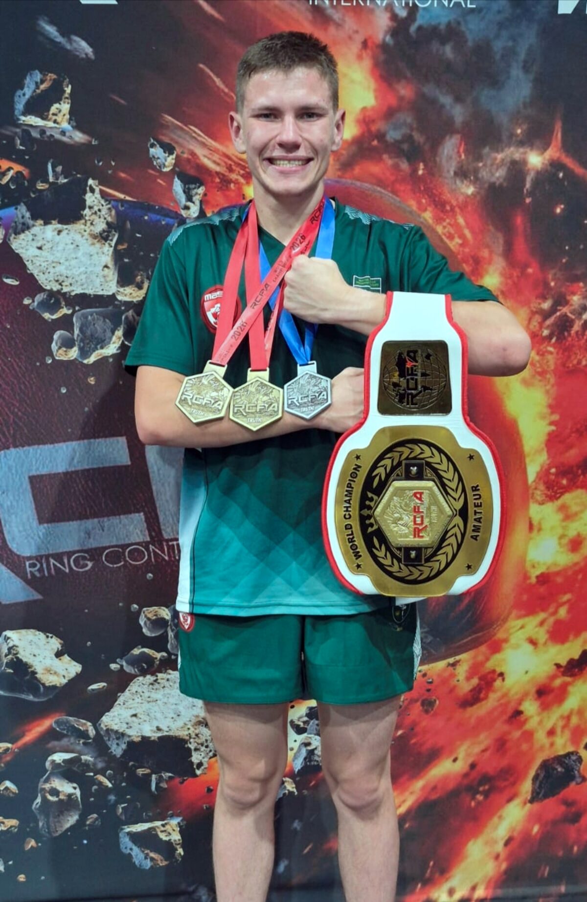 Two undisputed world titles won at RCFA World Kickboxing Championships