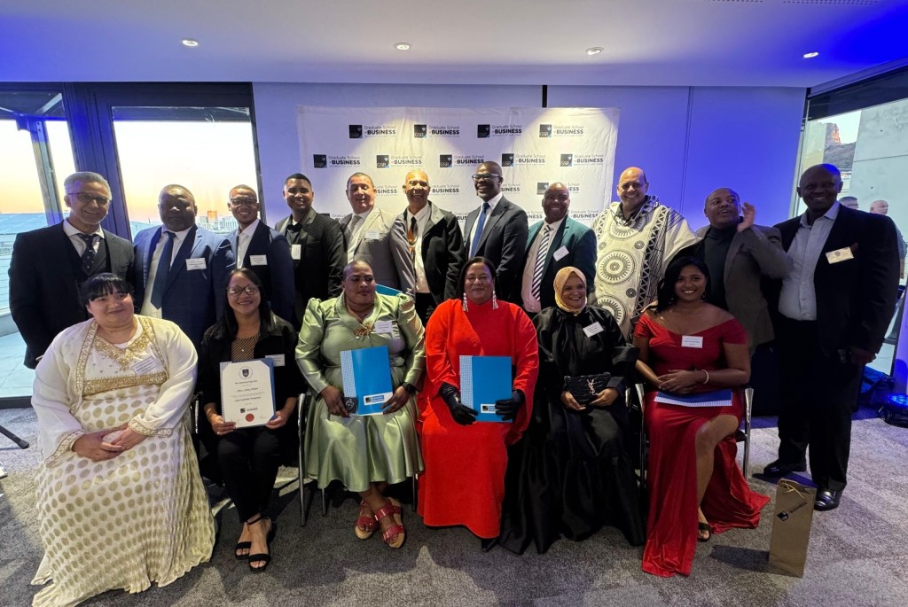 taxi drivers graduate from UCT Graduate Business School 