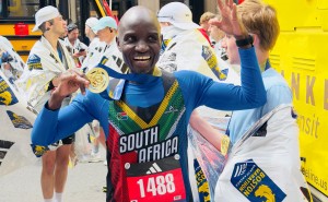 Local marathon runner leads South African team at Boston Marathon