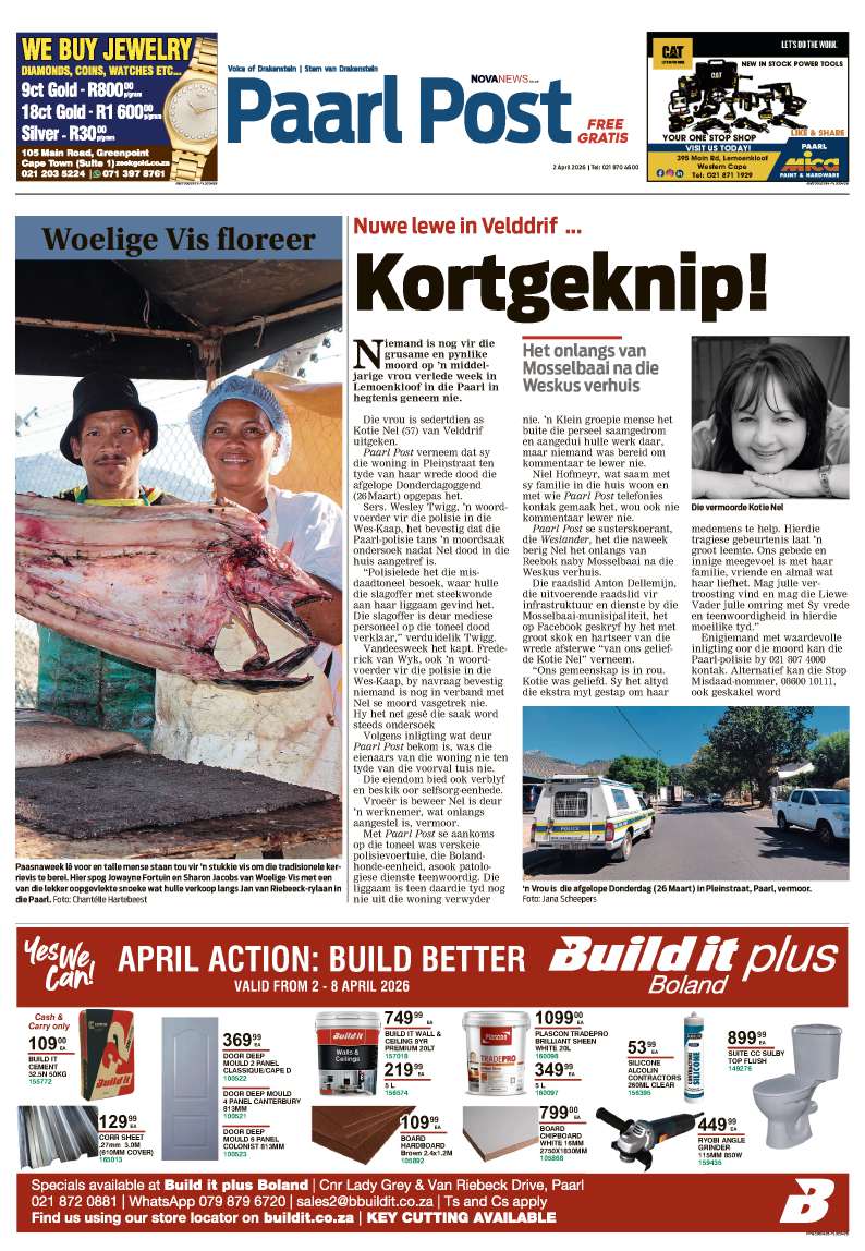 Paarl Post – E-edition – 2 April 2026