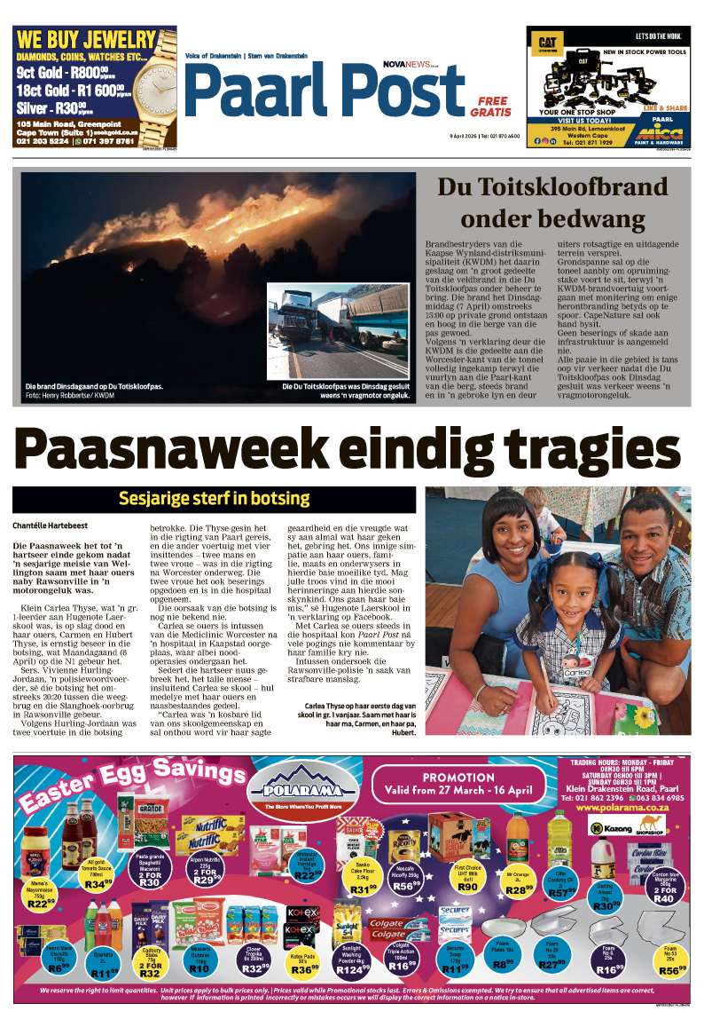Paarl Post – E-edition – 9 April 2026