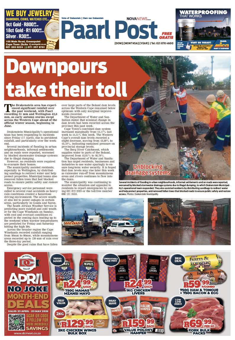 Paarl Post – E-edition – 23 April 2026