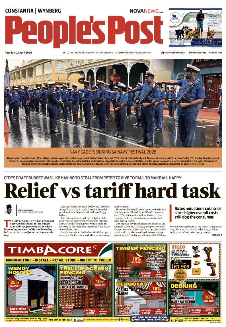 People’s Post Constantia/Wynberg E-edition 21 April 2026