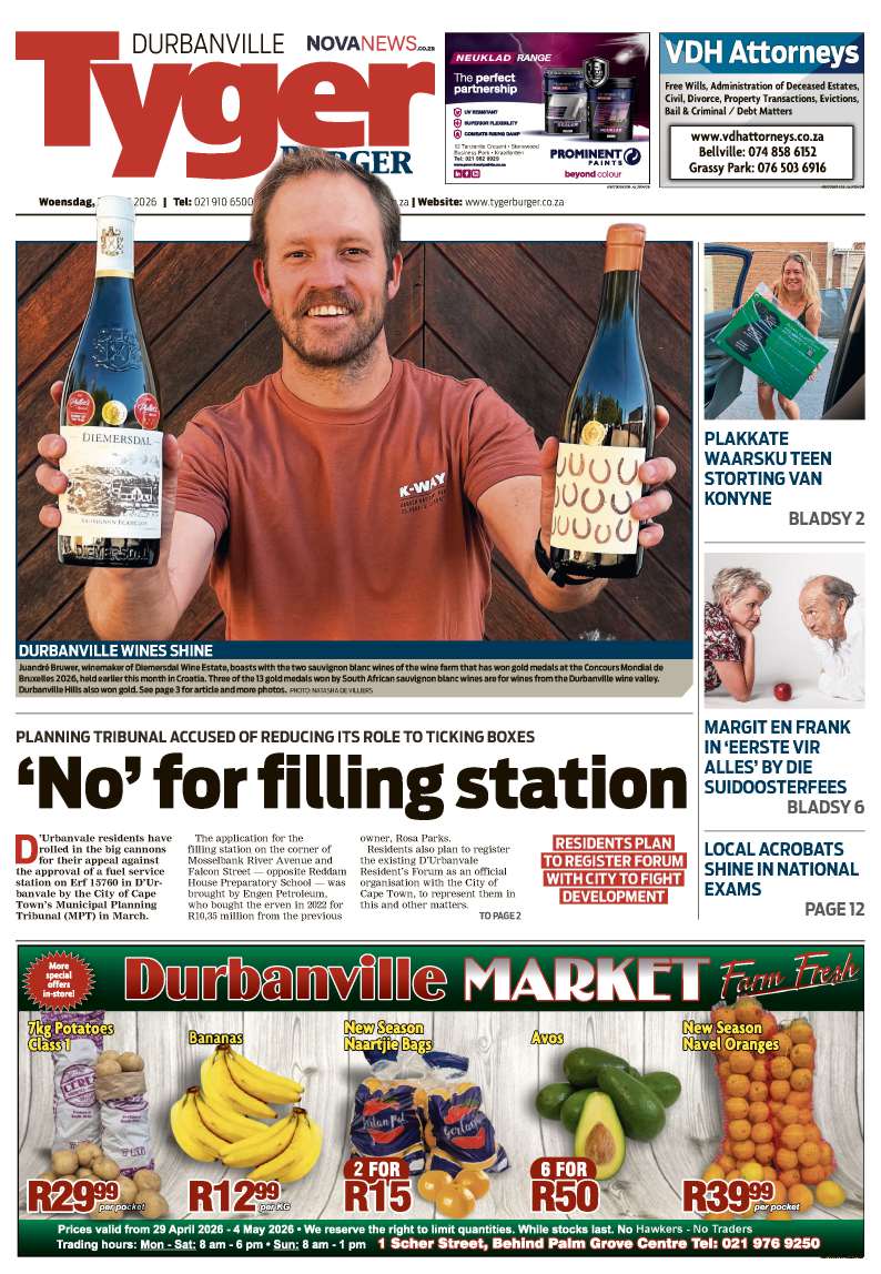 TygerBurger | Durbanville | E-edition | 29 April 2026