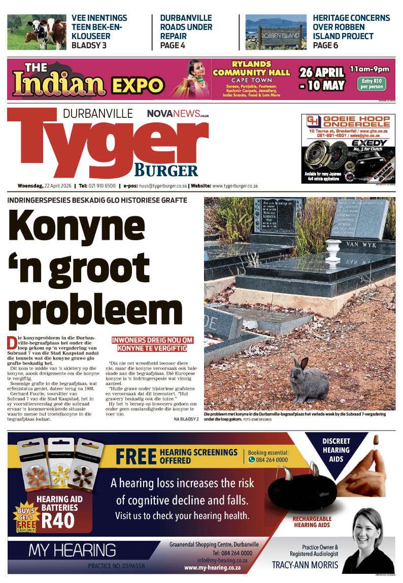 TygerBurger | Durbanville | E-edition | 22 April 2026