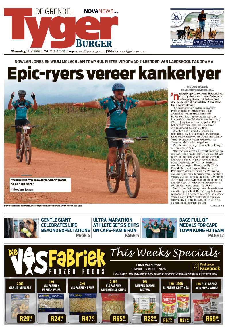 TygerBurger | De Grendel | E-edition | 01 April 2026