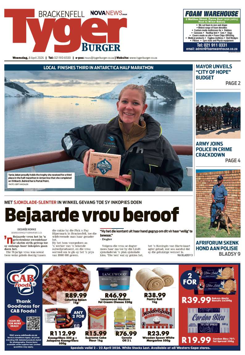 TygerBurger | Brackenfell | E-edition | 08 April 2026