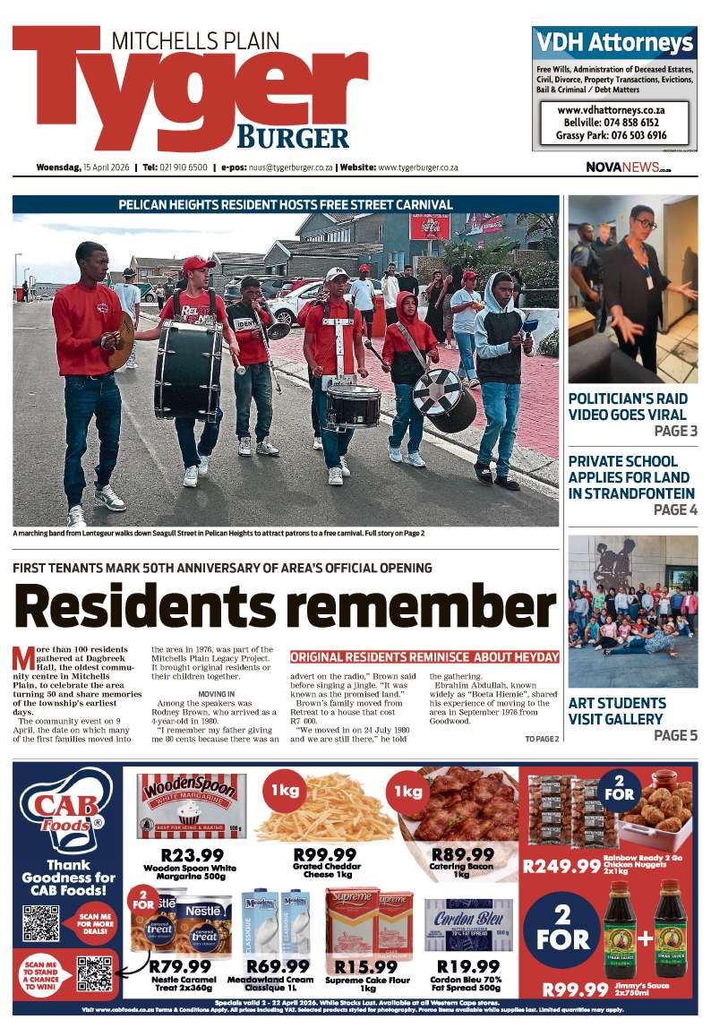 TygerBurger | Mitchells Plain | E-edition | 15 April 2026