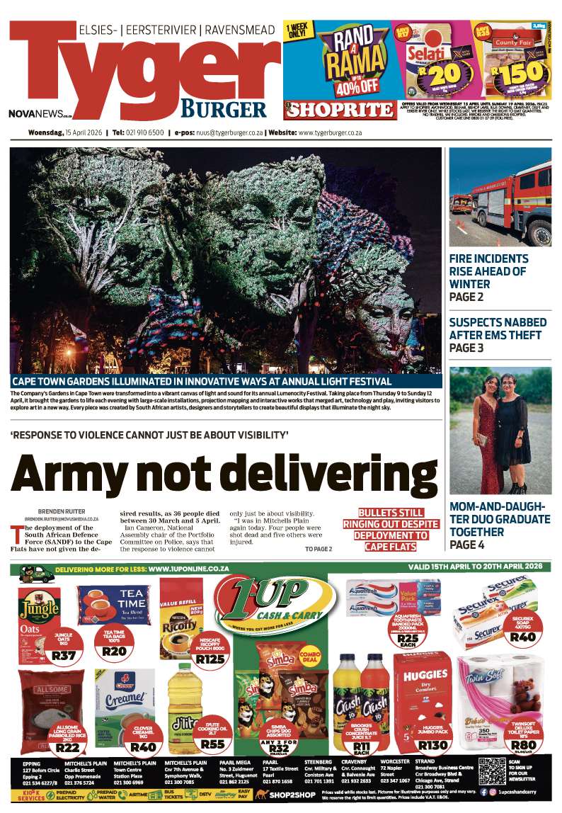 Tyger Burger | Elsies/Eersterivier/Ravensmead | E-edition | 15 April 2026