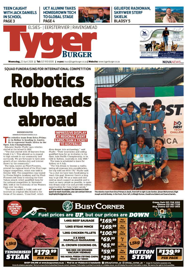 Tyger Burger | Elsies/Eersterivier/Ravensmead | E-edition | 22 April 2026