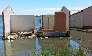 Encroaching toxic water forces a community from their homes