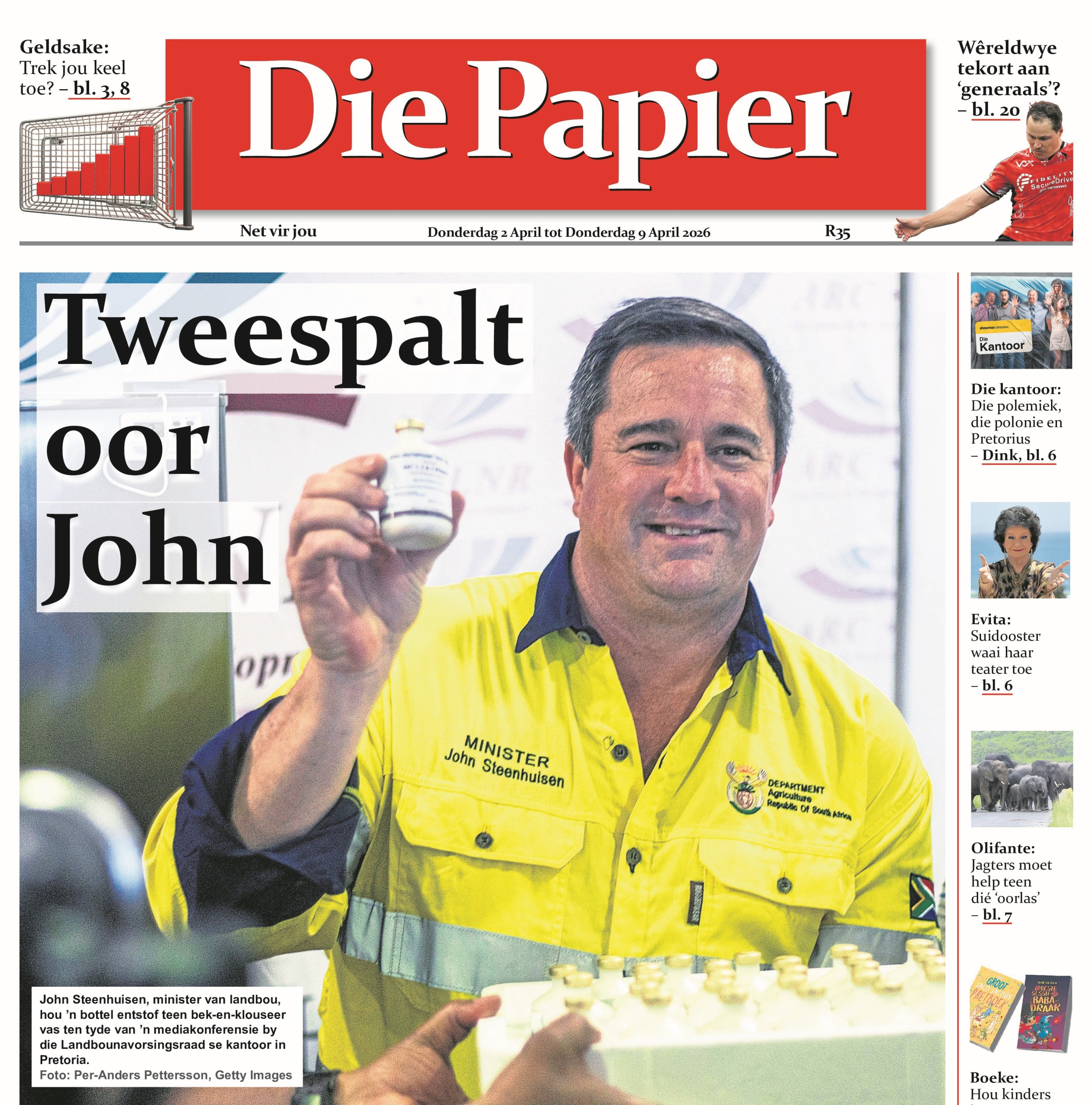 Only in Die Papier: Why DA insiders want Steenhuisen out