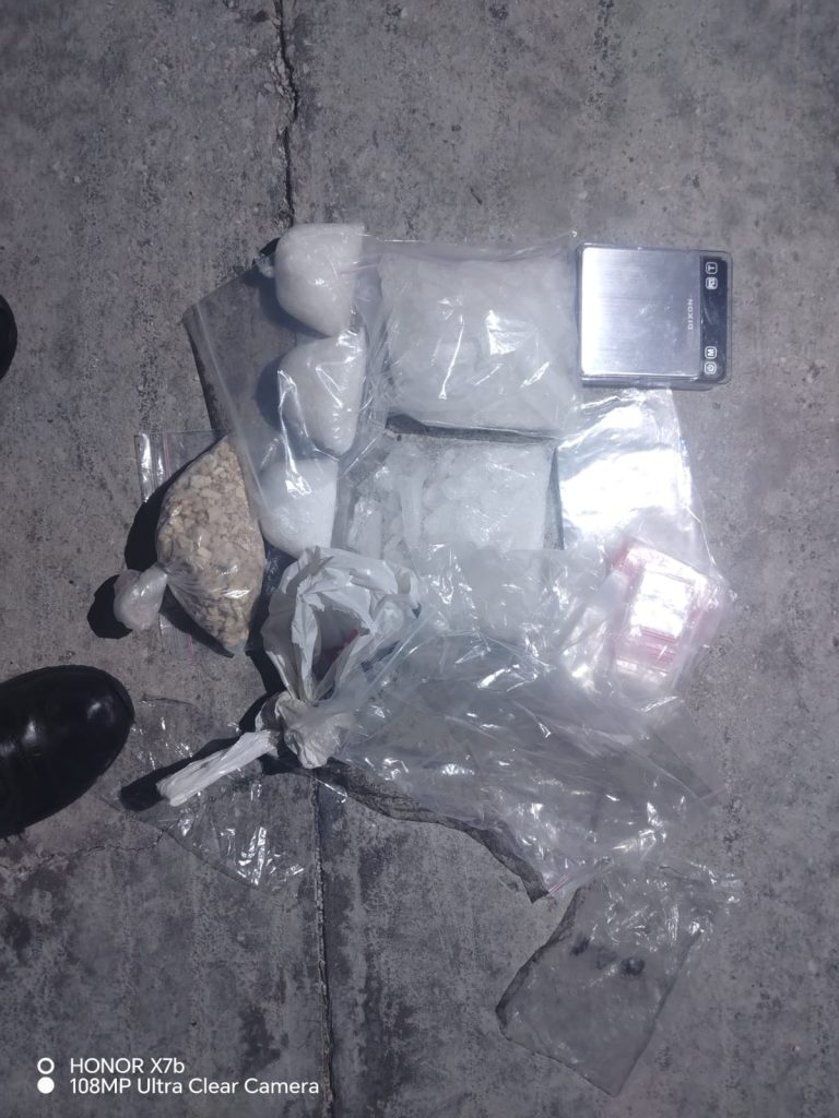 Drugs found at the bust in Cotswold.