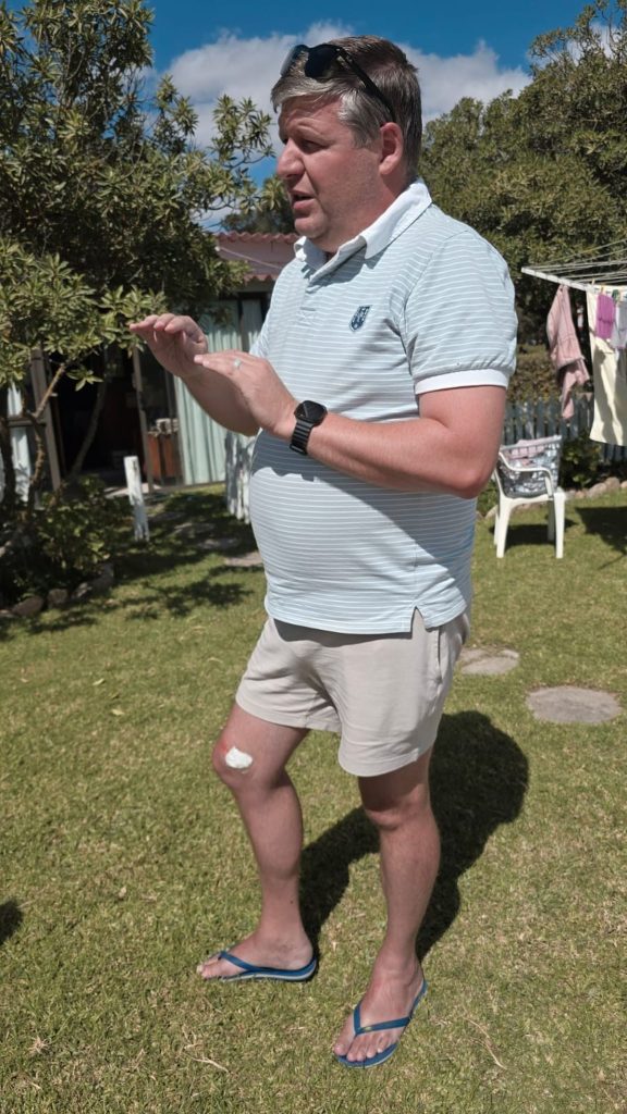 Zack Rossouw vertel hoe die rob hom aangeval het. Foto's: Letitia Van Zyl-Schultz