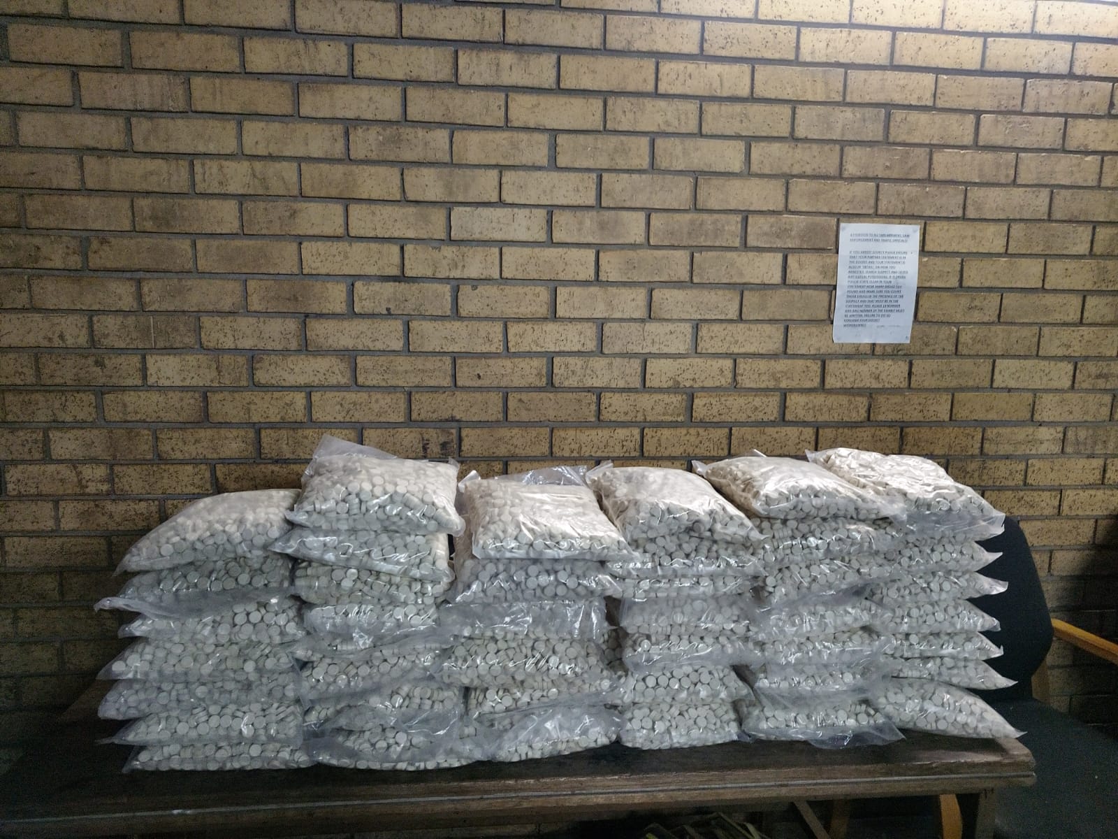 Drugs that was confiscated by officers attached to Operation Prosper.