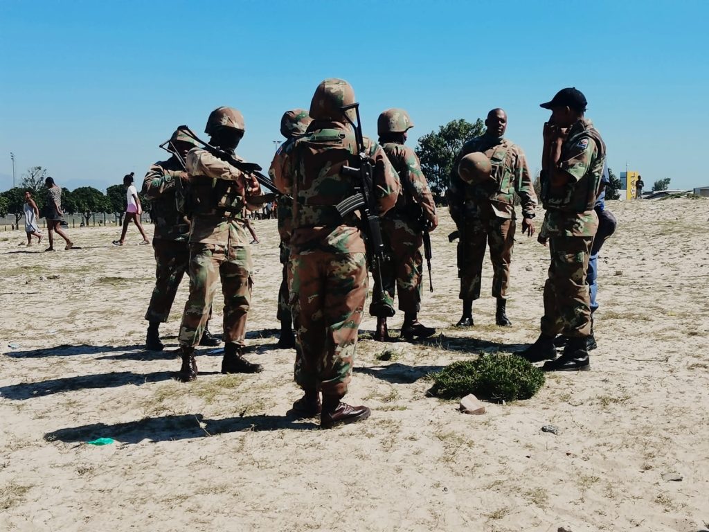 soldiers in a circle