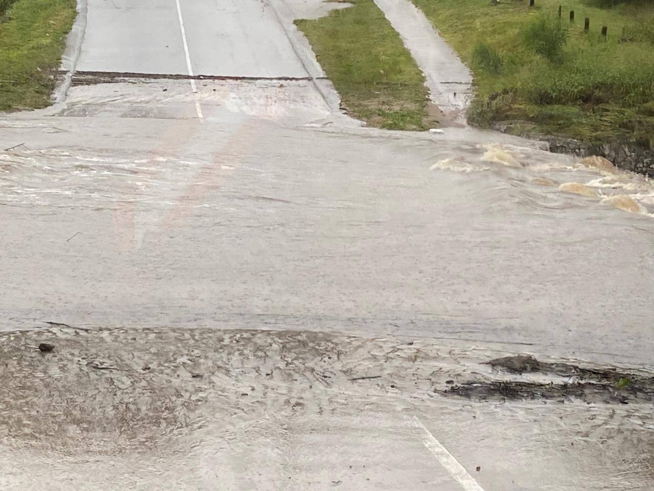 The 3rd Avenue Dip remains closed due to flooding.