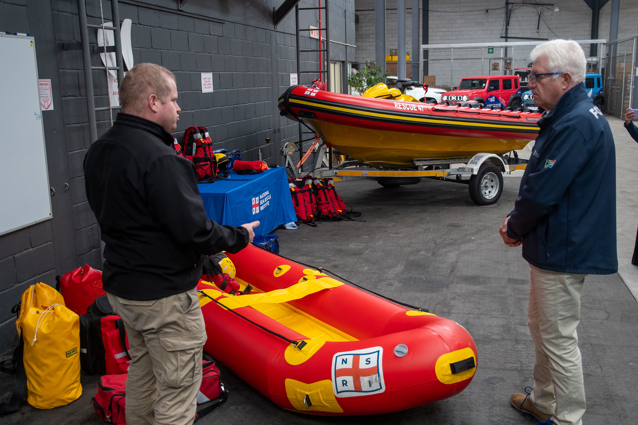 NSRI Training officer Dean Wegerle