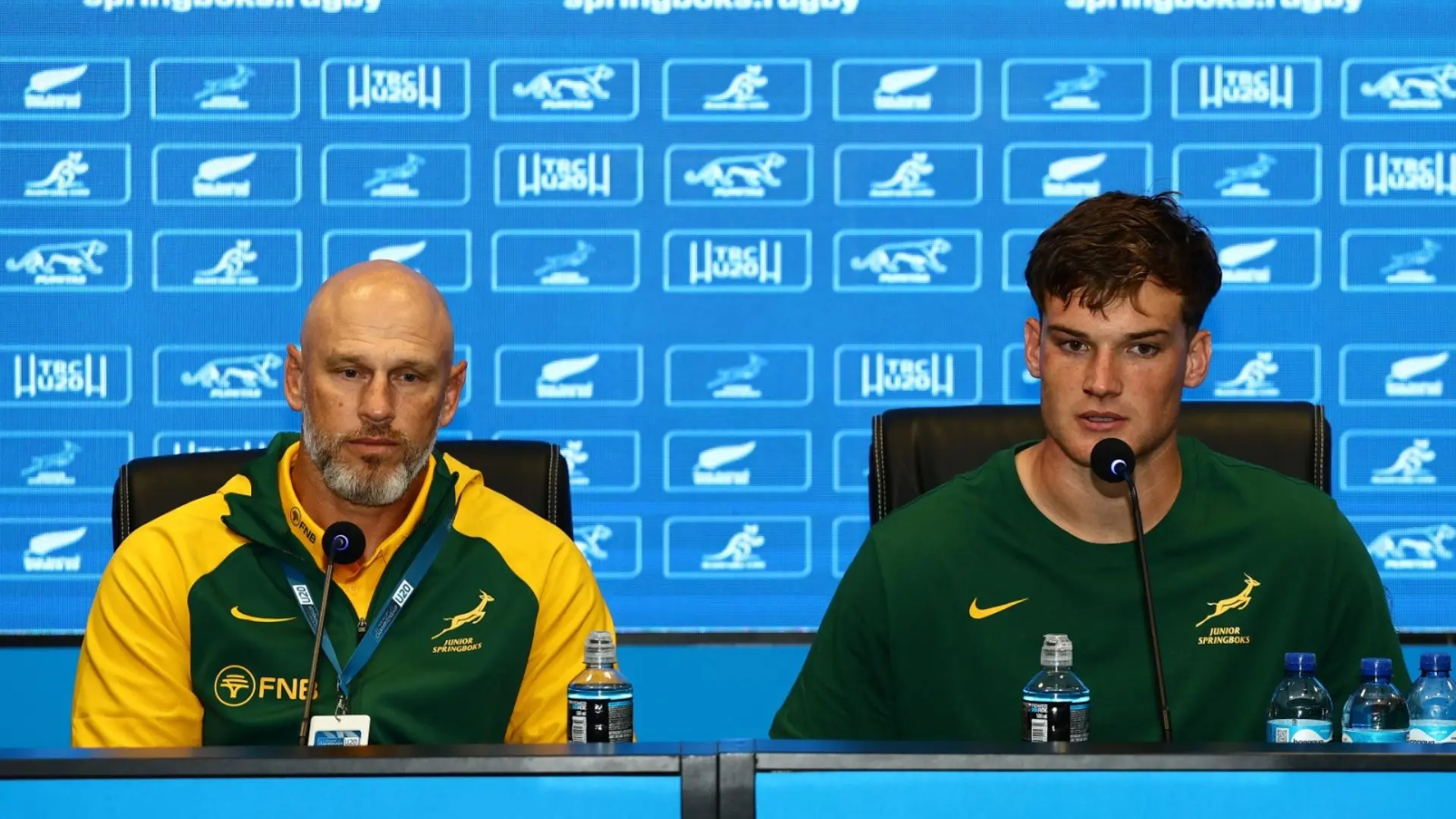 The junior boks celebration as u20 rugby championship winners was cut short.